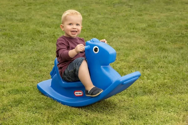 Online Cavallo A Dondolo Blu Dondoli