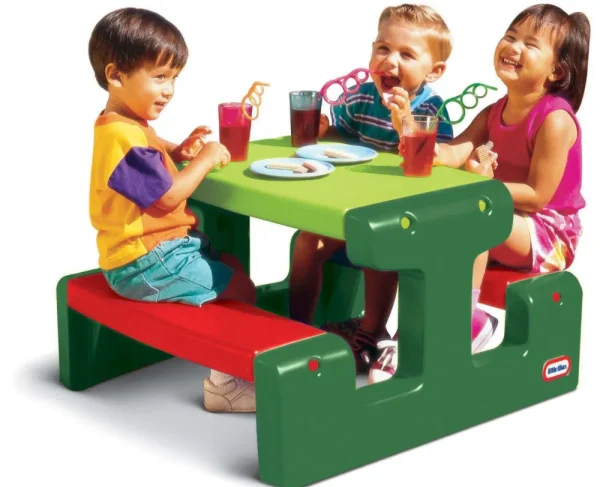Store Tavolino Da Picnic Junior Per Bambini Fino A 4 Posti Per Giocare, Fare I Compiti & Costruire Centri Gioco