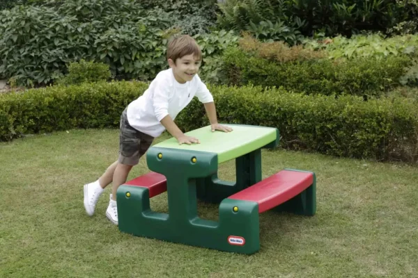 Store Tavolino Da Picnic Junior Per Bambini Fino A 4 Posti Per Giocare, Fare I Compiti & Costruire Centri Gioco