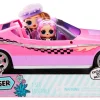 Hot L.O.L. Surprise! City Cruiser Auto Sportiva Rosa E Viola Con Caratteristiche Favolose E Un'Esclusiva Bambola Beeps Inclusa Camper E Veicoli Per Bambole