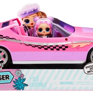 Hot L.O.L. Surprise! City Cruiser Auto Sportiva Rosa E Viola Con Caratteristiche Favolose E Un'Esclusiva Bambola Beeps Inclusa Camper E Veicoli Per Bambole