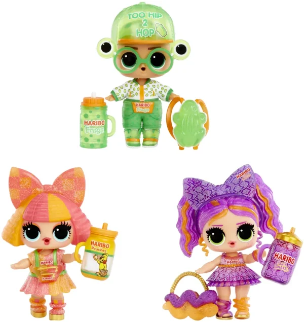Best Surprise Loves Mini Sweets Serie X Haribo Include 7 Sorprese, Accessori E Bambola A Tema Caramelle Mini Dolls