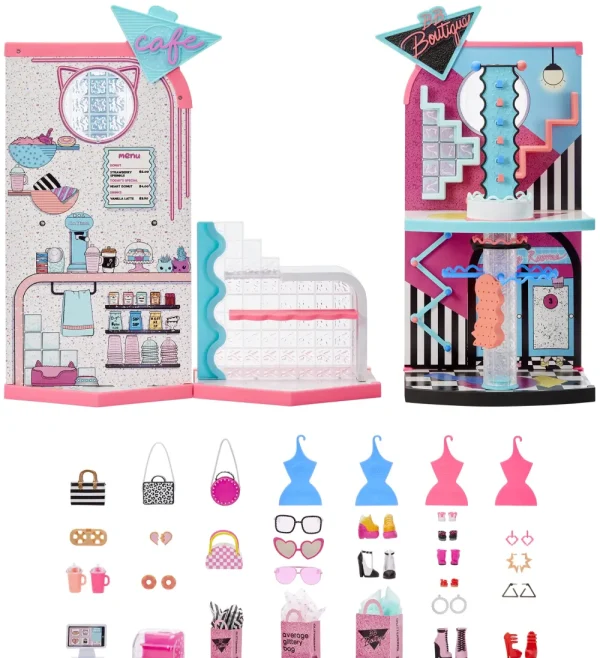 Clearance Surprise Omg Mall Of Surprises Scopri Oltre 50 Sorprese Dotato Di 2 Piani E Caffetteria Puo Girare Case Delle Bambole