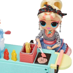 Fashion Surprise Omg To-Go Diner Playset Con Oltre 45 Sorprese E Bambola Inclusa Fashion Dolls