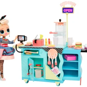 Fashion Surprise Omg To-Go Diner Playset Con Oltre 45 Sorprese E Bambola Inclusa Fashion Dolls