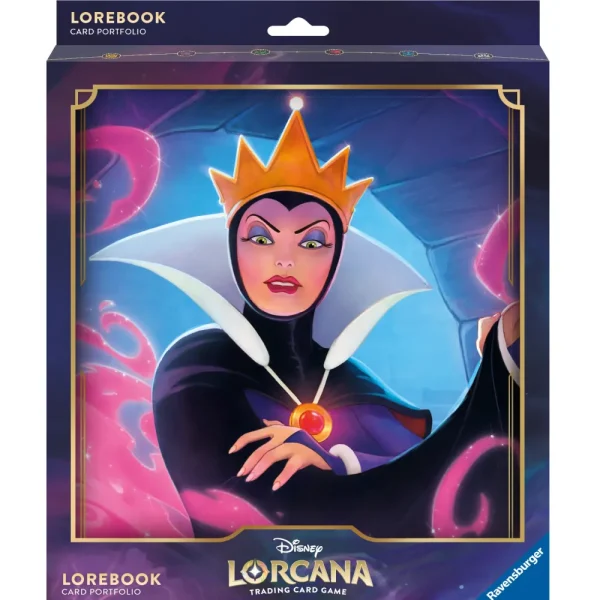 Shop Lorcana Disney Album Portfolio Da Collezione 10 Pagine Versione Regina Cattiva Giochi Di Carte
