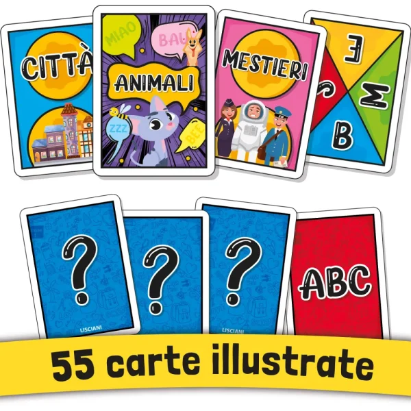 Shop Ludoteca Le Carte Dei Bambini Nomi, Cose, Citta' E Animali! Giochi Di Carte