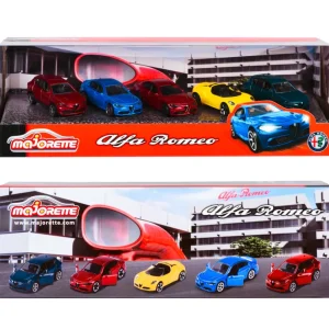 Cheap Giftpack Alfa Romeo, 5 Modelli Esclusivi In Metallo Pressofuso, Sistema A Ruota Libera, Parti Apribili Modellini Veicoli In Scala