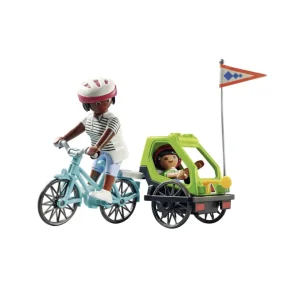 Cheap Mamma Con Bicicletta Set Costruzioni