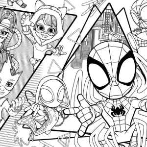 Outlet Marvel Puzzle Df Maxi Floor 35 Spidey Puzzle Per Bambini