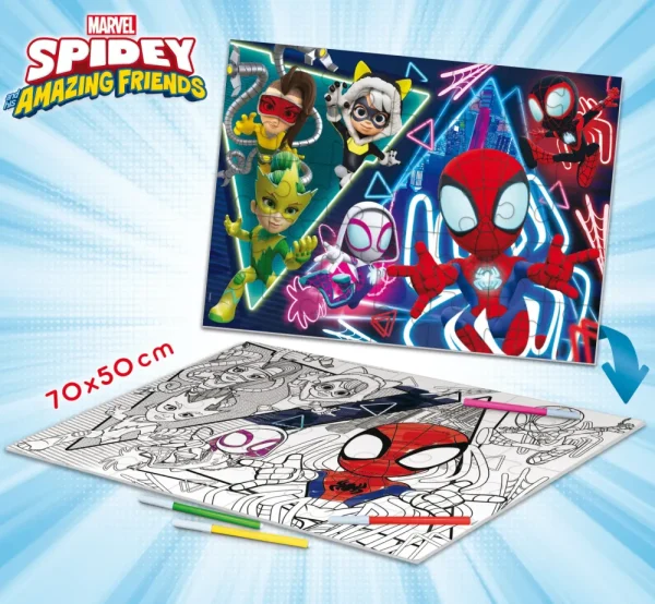 Outlet Marvel Puzzle Df Maxi Floor 35 Spidey Puzzle Per Bambini