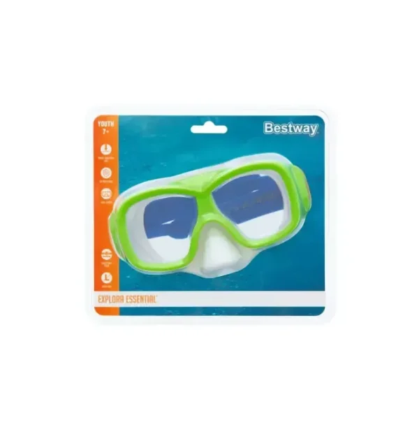 Cheap Maschera Aquanaut, 7-14 Anni, 3 Colori Assortiti, In Silicone Con Lenti In Policarbonato Protezione Uv Maschere E Pinne