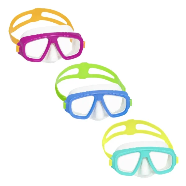 Sale Maschera Caymen, 3-6 Anni, 3 Colori Assortiti, Lenti In Policarbonato E Con Protezione Uv Maschere E Pinne