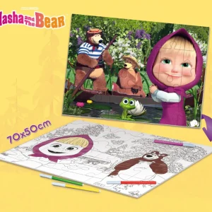 Fashion Masha Puzzle Df Maxifloor 24 Puzzle Per Bambini