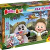 Cheap Masha Puzzle Maxifloor 2 X 12 Giochiamo Ancora! Puzzle Per Bambini