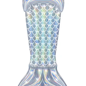 Cheap Materassino Fashion Coda A Sirena Iridescente Cm. 193 101 Gonfiabili Per Bambini