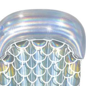 Cheap Materassino Fashion Coda A Sirena Iridescente Cm. 193 101 Gonfiabili Per Bambini