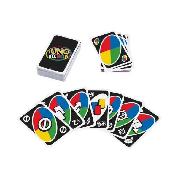 Best , Uno All Wild, Gioco Di Carte Per Famiglie E Bambini 7+ Anni, Hhl33 Giochi Di Carte