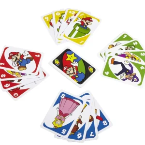 Discount -Uno Gioco Di Carte Versione Super Mario Bros, 7+ Anni Giochi Di Carte