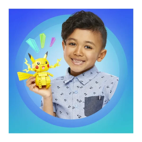 Outlet Mega Construx Mega Construx Pokemon Elettro Da 10 Cm Con Dettagli Realistici , Giocattolo Per Bambini 6+ Anni, Gmd31 Costruzioni Bambini