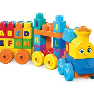 Cheap Mega First Builders Impara Con Il Treno! Costruzioni Bambini