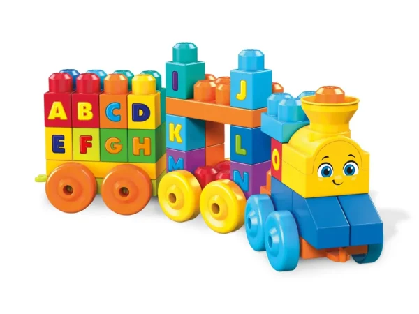 Cheap Mega First Builders Impara Con Il Treno! Costruzioni Bambini