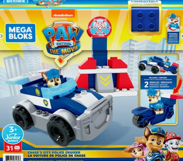 Sale Mega Chase Auto Di Pattuglia, Playset Da Costruzione, 3+ Anni Costruzioni Bambini