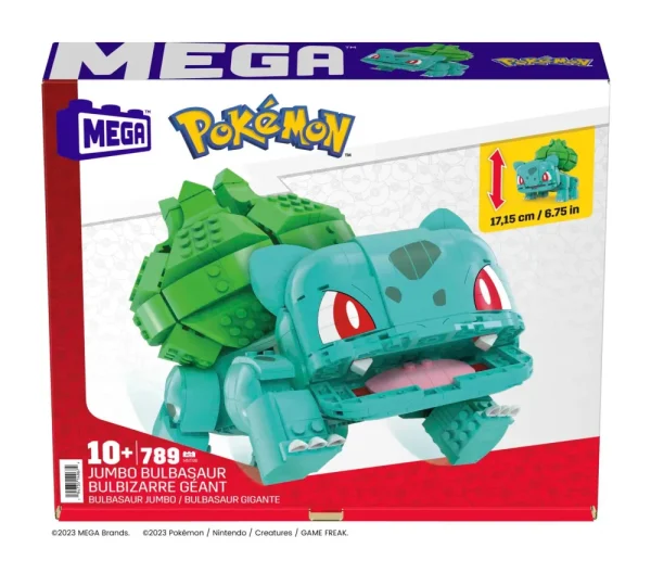 Cheap Mega Bulbasaur Gigante, Set Da Costruzione Da 789 Pezzi, Personaggio Gigante Snodato Alto 18 Cm Da Collezione, 10+ Anni, Hnt96 Costruzioni Bambini