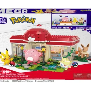 Best Sale Mega Pokemon Centro Pokemon, Set Da Costruire Con 648 Pezzi E Sistema Mattoncino Movimento, Include Pikachu, Chansey, Evee E Togepi, 8+ Anni, Hnt93 Costruzioni Bambini
