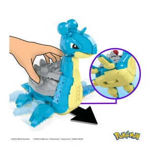 Cheap Mega Lapras Da Costruire E Collezionare Con 527 Pezzi E Sistema Mattoncino Movimento, Alto 17+ Cm, Personaggio Da Esporre, 8+ Anni, Hkt26 Costruzioni Bambini