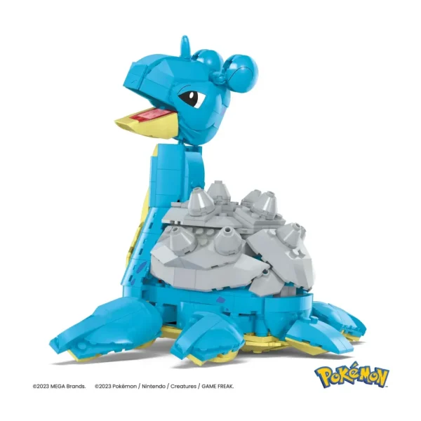 Cheap Mega Lapras Da Costruire E Collezionare Con 527 Pezzi E Sistema Mattoncino Movimento, Alto 17+ Cm, Personaggio Da Esporre, 8+ Anni, Hkt26 Costruzioni Bambini