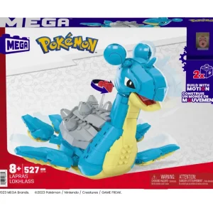 Cheap Mega Lapras Da Costruire E Collezionare Con 527 Pezzi E Sistema Mattoncino Movimento, Alto 17+ Cm, Personaggio Da Esporre, 8+ Anni, Hkt26 Costruzioni Bambini