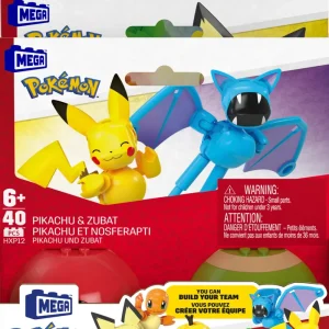 Fashion Mega Pokemon Set Collezione Di Poke Balls, Ciascuno Da Costruire Con 40 Mattoncini E Che Include 2 Poke Balls E 2 Personaggi Del Mondo Pokemon Set Costruzioni