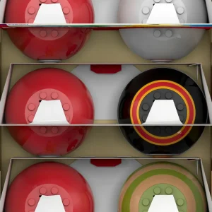 Fashion Mega Pokemon Set Collezione Di Poke Balls, Ciascuno Da Costruire Con 40 Mattoncini E Che Include 2 Poke Balls E 2 Personaggi Del Mondo Pokemon Set Costruzioni