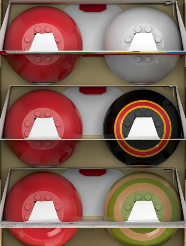 Fashion Mega Pokemon Set Collezione Di Poke Balls, Ciascuno Da Costruire Con 40 Mattoncini E Che Include 2 Poke Balls E 2 Personaggi Del Mondo Pokemon Set Costruzioni