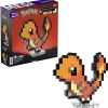 Fashion Mega Pokemon Showcase Charmander, Set In Stile Retro Pixelato Da Costruire Con 349 Pezzi, Con Base Piana Per Esporlo E Incisione Sul Retro Per Appenderlo Set Costruzioni