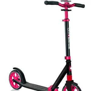 New Monopattino Nl 205 Ripiegabile Nero E Rosso Adatto Per Bambini 7 12 Anni Monopattini