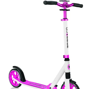 Clearance Monopattino Nl 205 Ripiegabile Bianco E Rosa Adatto Per Bambini 7 -12 Anni Monopattini