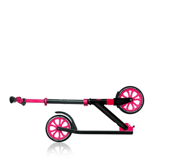 New Monopattino Nl 205 Ripiegabile Nero E Rosso Adatto Per Bambini 7 12 Anni Monopattini