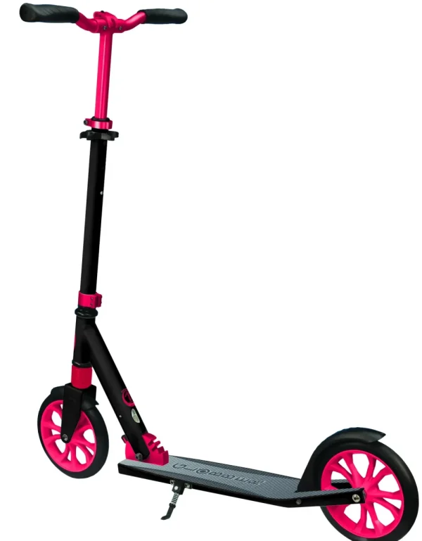 New Monopattino Nl 205 Ripiegabile Nero E Rosso Adatto Per Bambini 7 12 Anni Monopattini