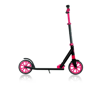 New Monopattino Nl 205 Ripiegabile Nero E Rosso Adatto Per Bambini 7 12 Anni Monopattini