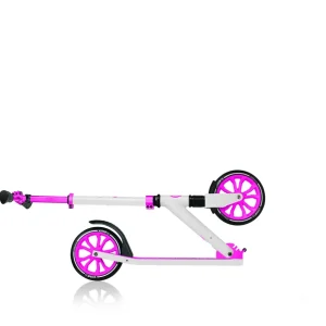 Clearance Monopattino Nl 205 Ripiegabile Bianco E Rosa Adatto Per Bambini 7 -12 Anni Monopattini