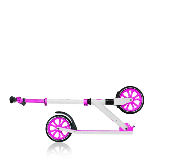 Clearance Monopattino Nl 205 Ripiegabile Bianco E Rosa Adatto Per Bambini 7 -12 Anni Monopattini