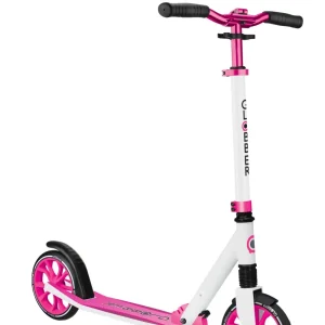 Clearance Monopattino Nl 205 Ripiegabile Bianco E Rosa Adatto Per Bambini 7 -12 Anni Monopattini