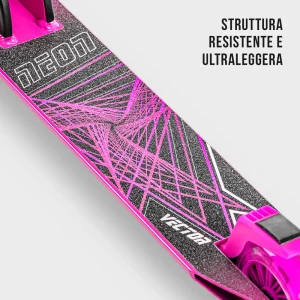Store Monopattino Neon Vector Regolabile In Altezza, Antiscivolo, Con Luci Led Da 100 Mm E Massimo Supportato 60 Kg- Per Bambini Dai 5 Ai 9 Anni- Disponibile In Diverse Varianti Monopattini
