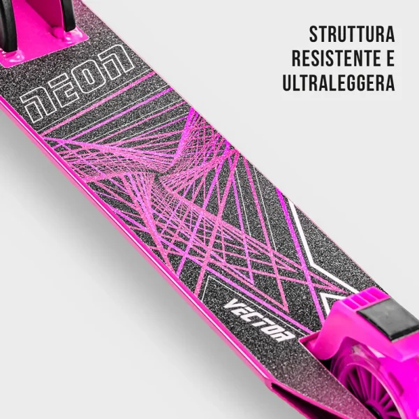 Store Monopattino Neon Vector Regolabile In Altezza, Antiscivolo, Con Luci Led Da 100 Mm E Massimo Supportato 60 Kg- Per Bambini Dai 5 Ai 9 Anni- Disponibile In Diverse Varianti Monopattini