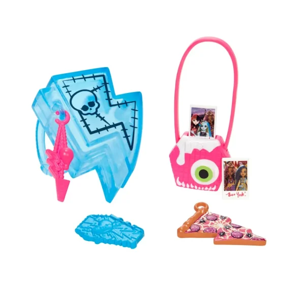 Fashion Frankie, Bambola Snodata Alla Moda, Dai Capelli Con Ciocche Blu E Nere, Con Accessori E Cucciolo, Giocattolo Per Bambini, 4+ Anni, Hhk53 Fashion Dolls