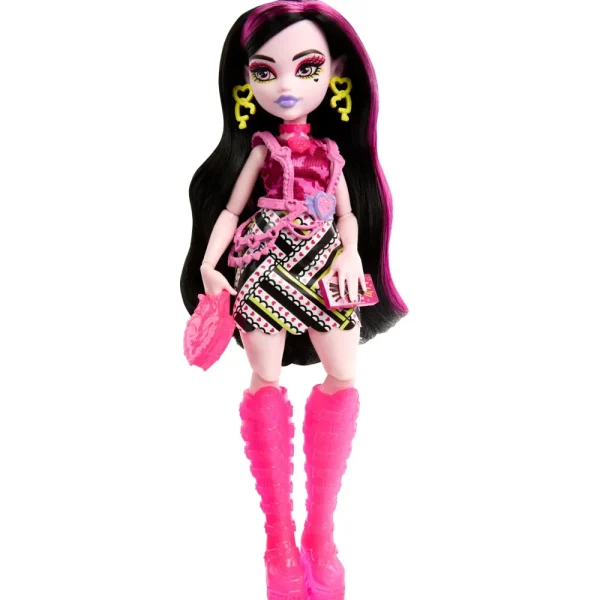 Clearance Segreti Da Brivido Neon Frights Draculaura, Playset Con Bambola, Abiti E Armadietto Per I Look Fashion Dolls