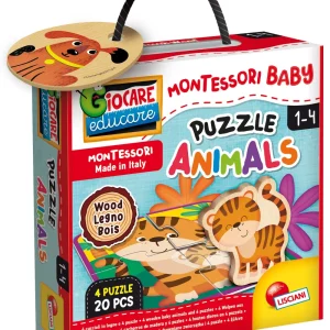 Outlet Montessori Baby Legno Puzzle Animals Puzzle In Legno