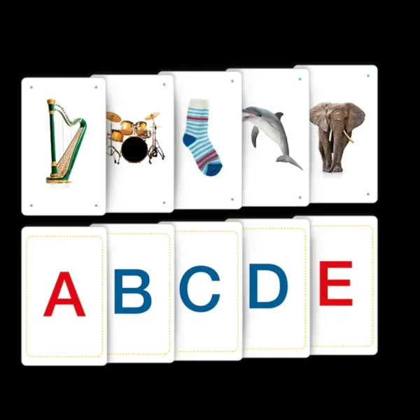 Sale Montessori Carte Alfabeto Tattile Primi Apprendimenti